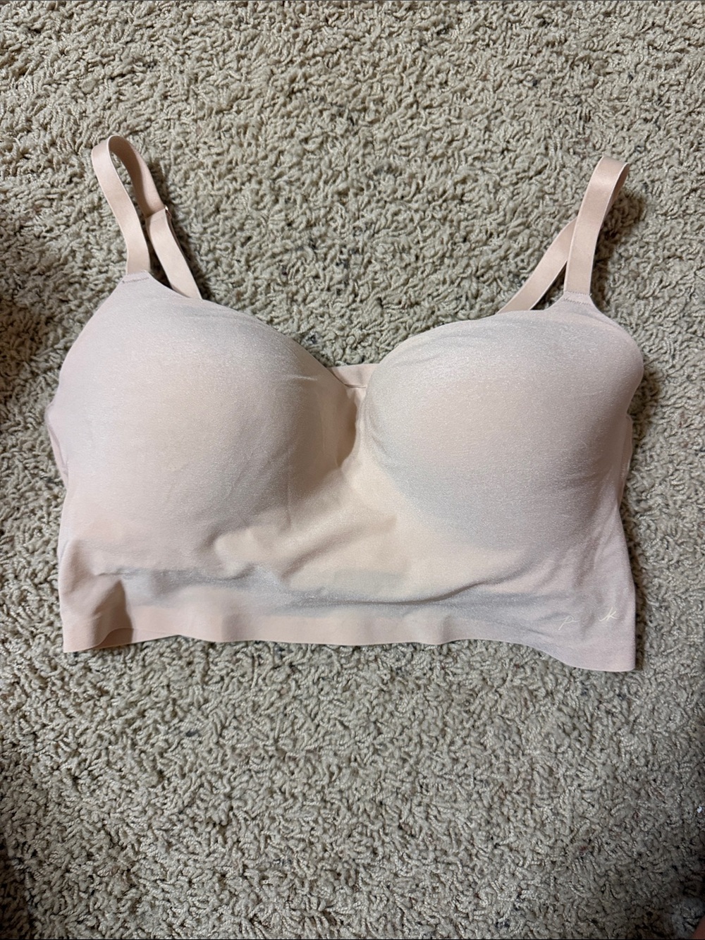 Pink Seamless Nude Comfort Bralette